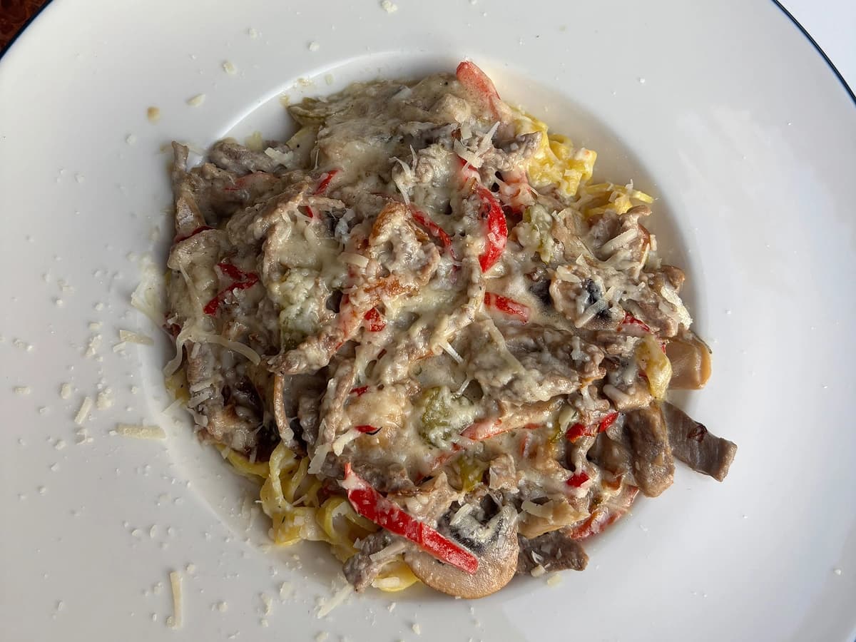 Beef Stroganoff Makarna